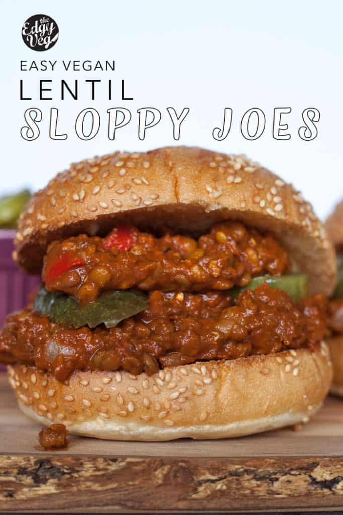 vegan lentil sloppy joe recipe