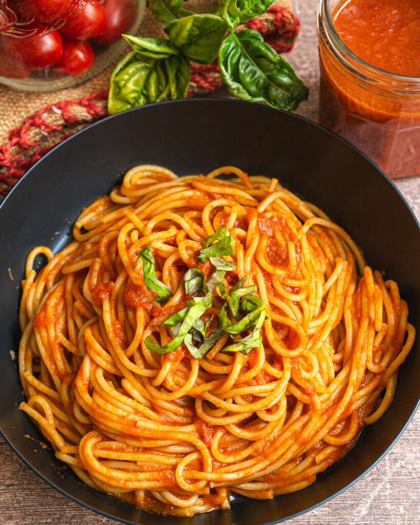 Vegan Tomato Sauce with Pasta