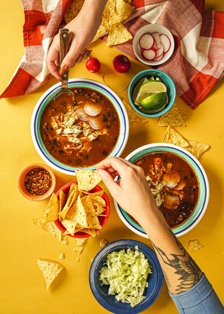 Vegan Pozole (Posole Rojo Recipe)