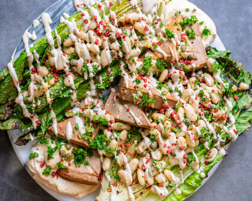 Grilled Caesar Salad