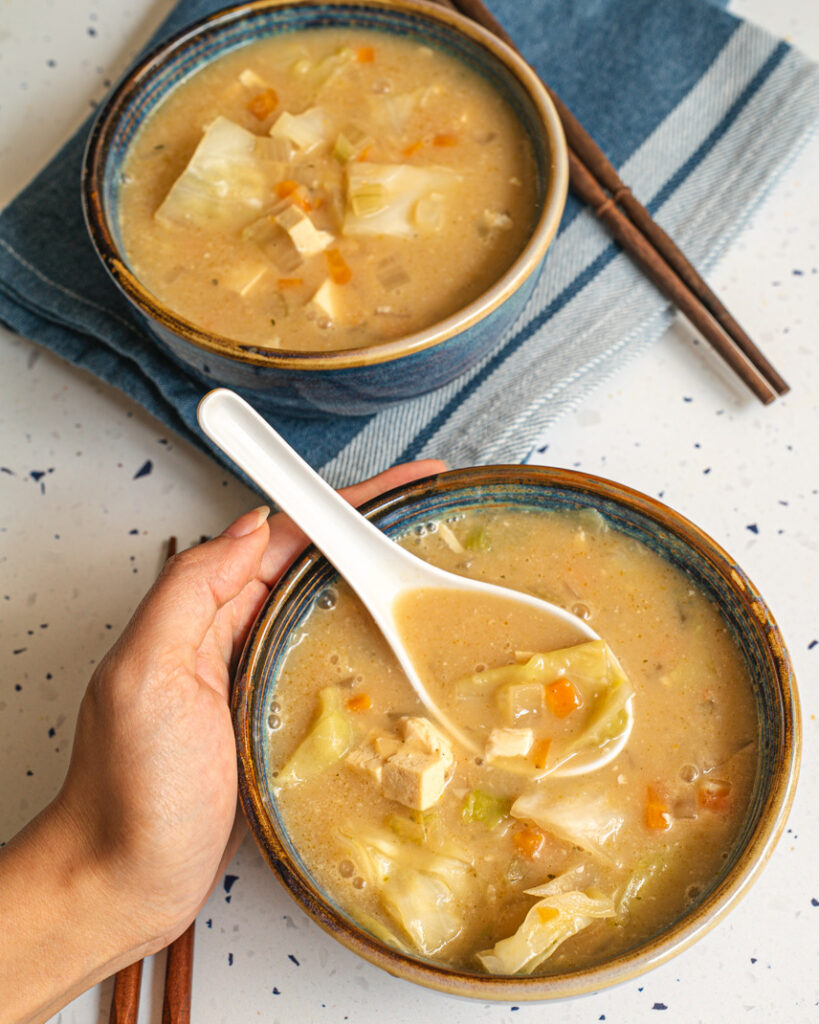 Cabbage Miso Soup