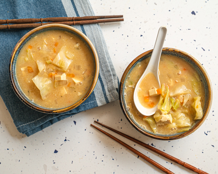 Miso Cabbage Soup Recipe