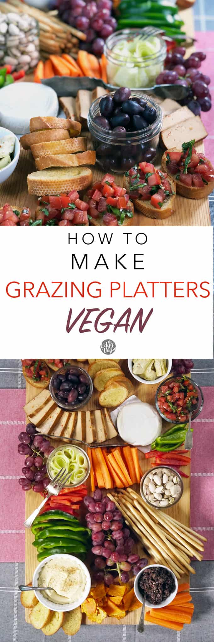 Vegan grazing platter