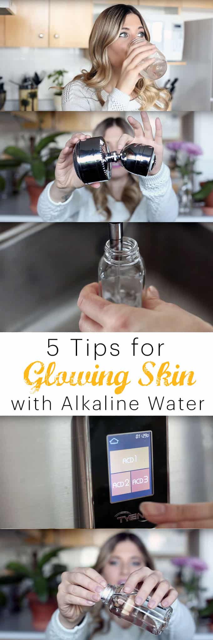 How to clean your skin naturally with alkaline water