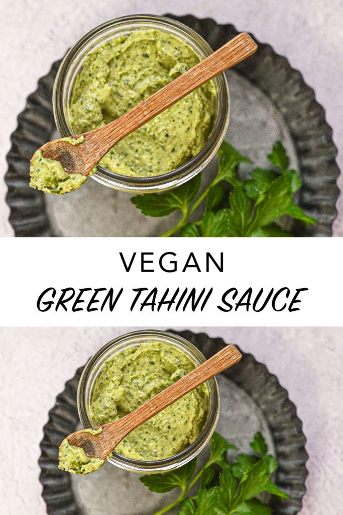 Vegan Green Tahini Sauce