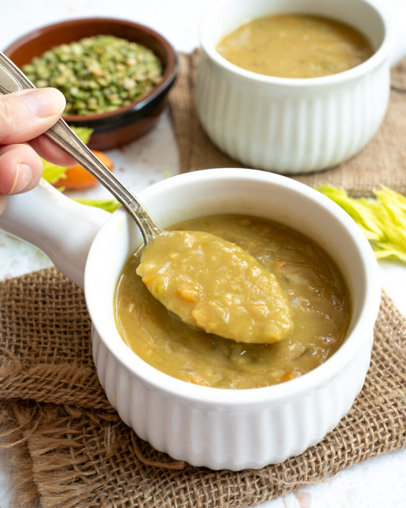 Instant Pot Split Pea Soup (Vegan)