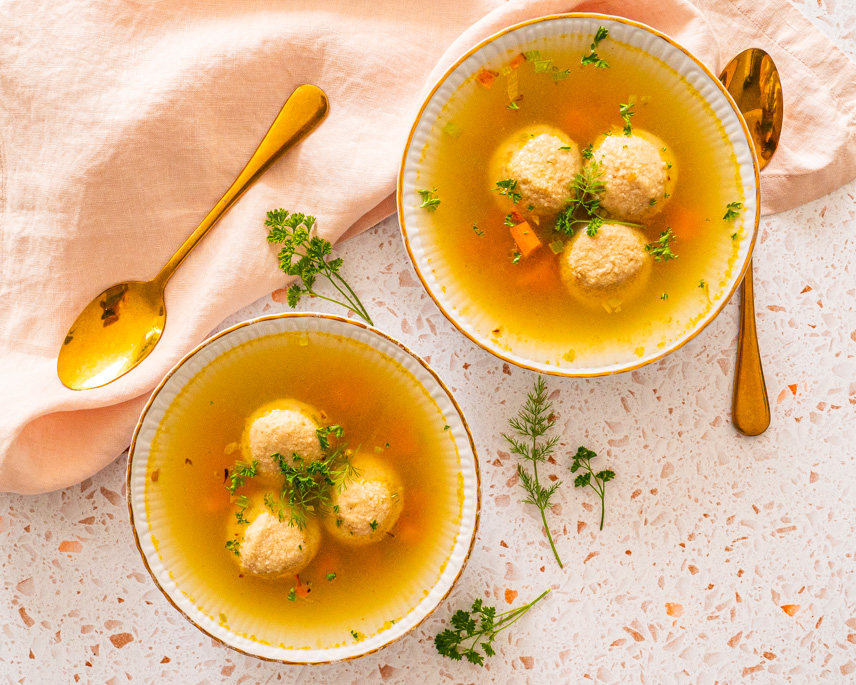 Vegan Matzo Ball Soup Recipe