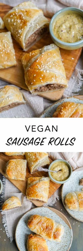 Vegan Mushroom Sausage Rolls